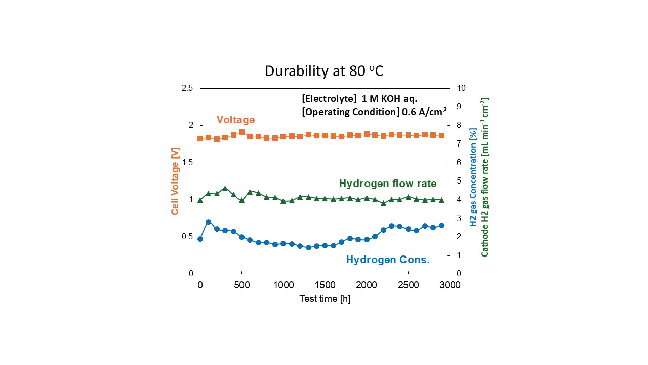 High-Performance AEM Membrane for Water Electrolysis